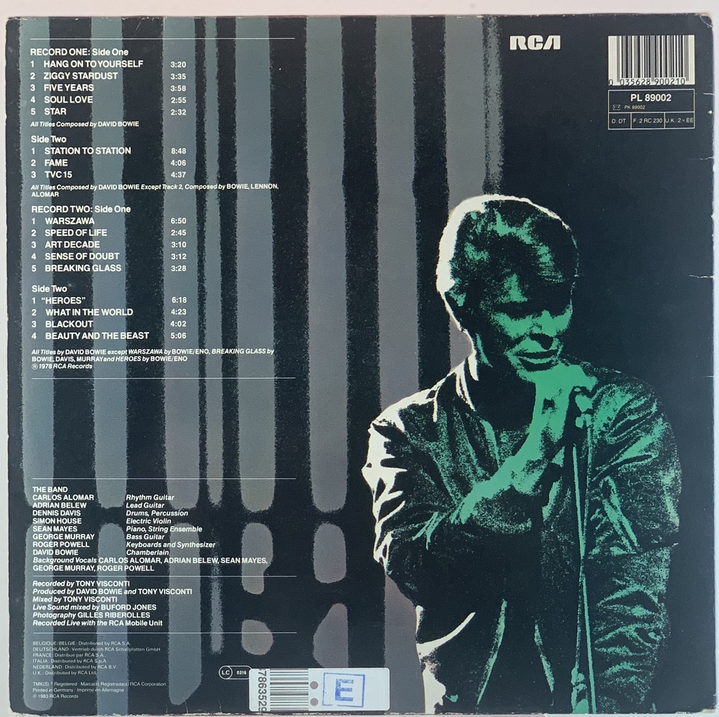 David Bowie - Stage ( 2LPs usado)