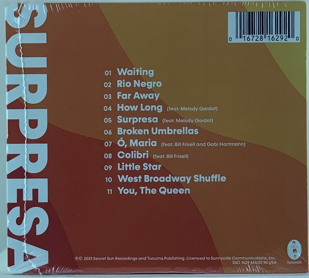 Jesse Harris & Vinicius Cantuaria - Surpresa (CD novo) (digipack)