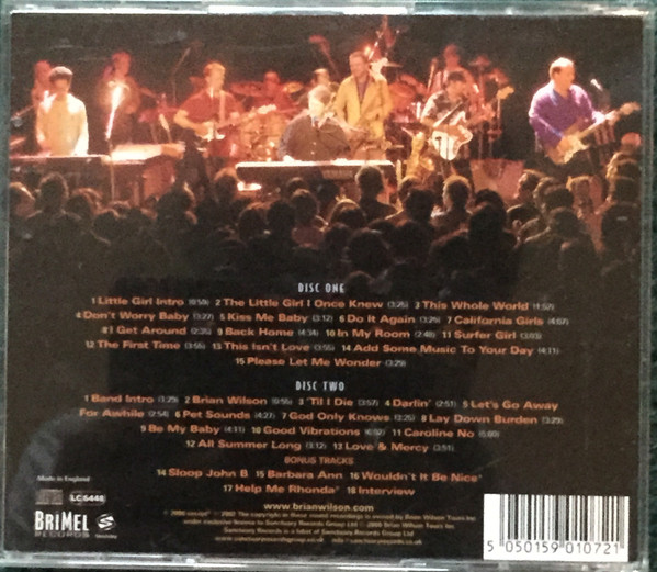 Brian Wilson - Live At The Roxy Theatre (2CD novo)