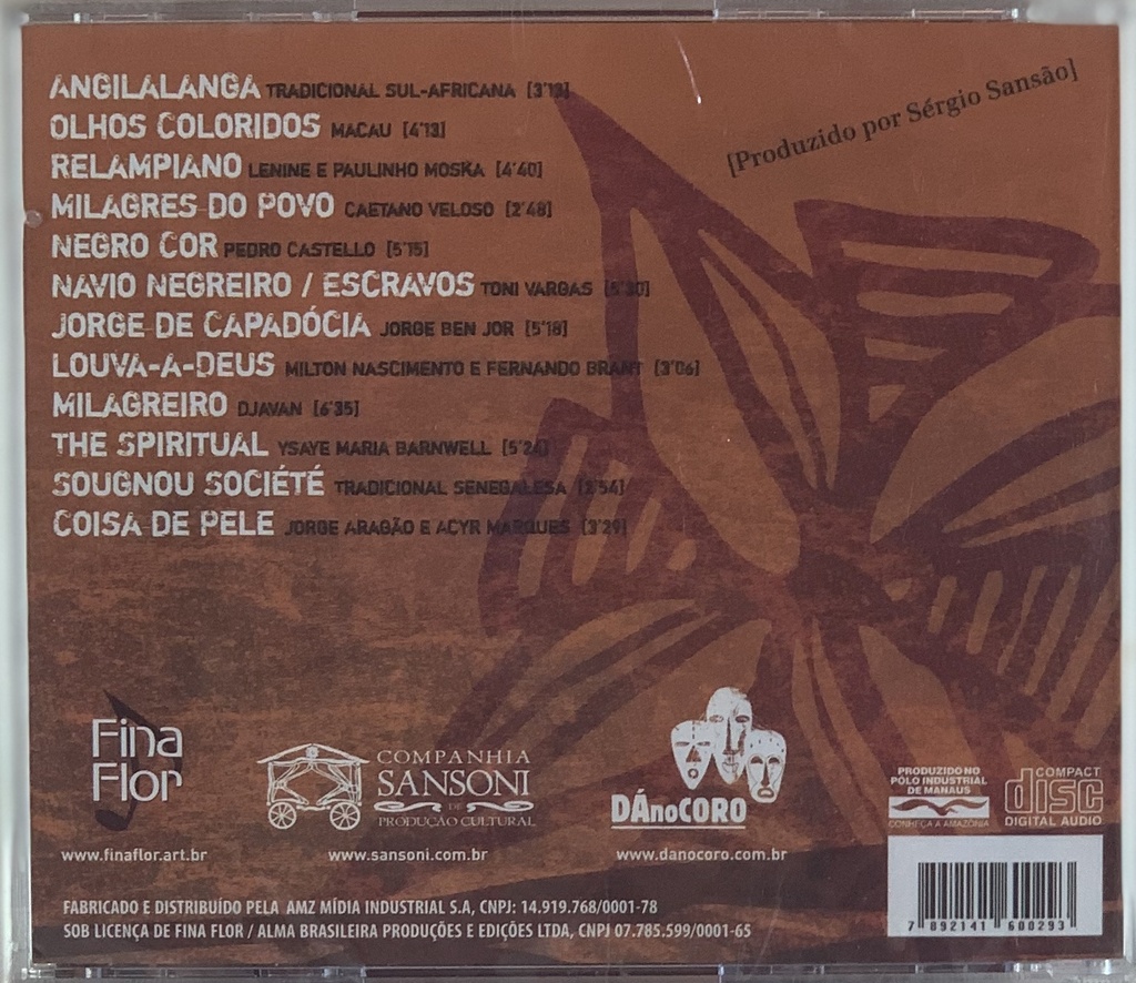 Da No Coro - Negro Cor (usado)