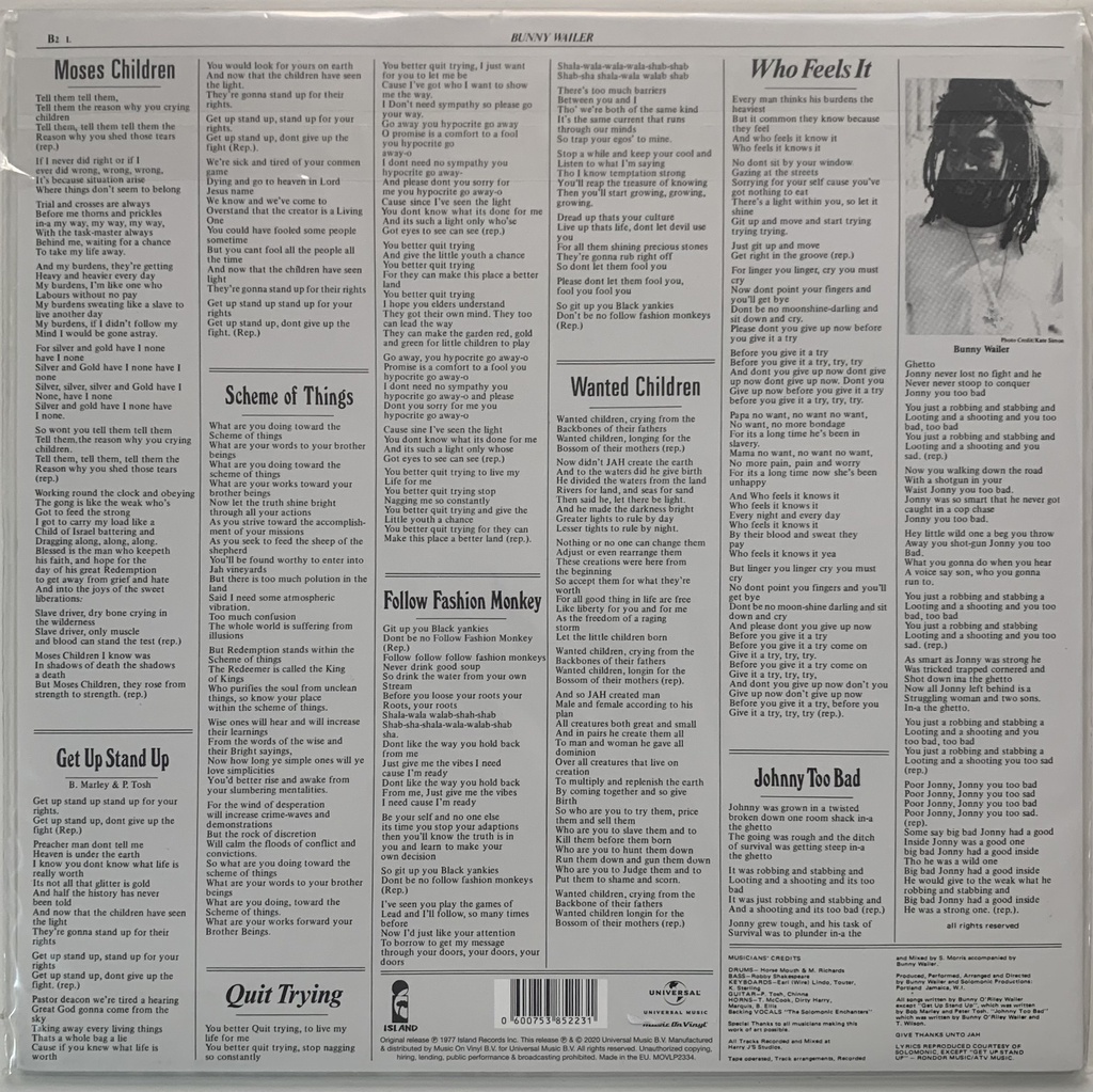 Bunny Wailer - Protest (novo/lacrado)