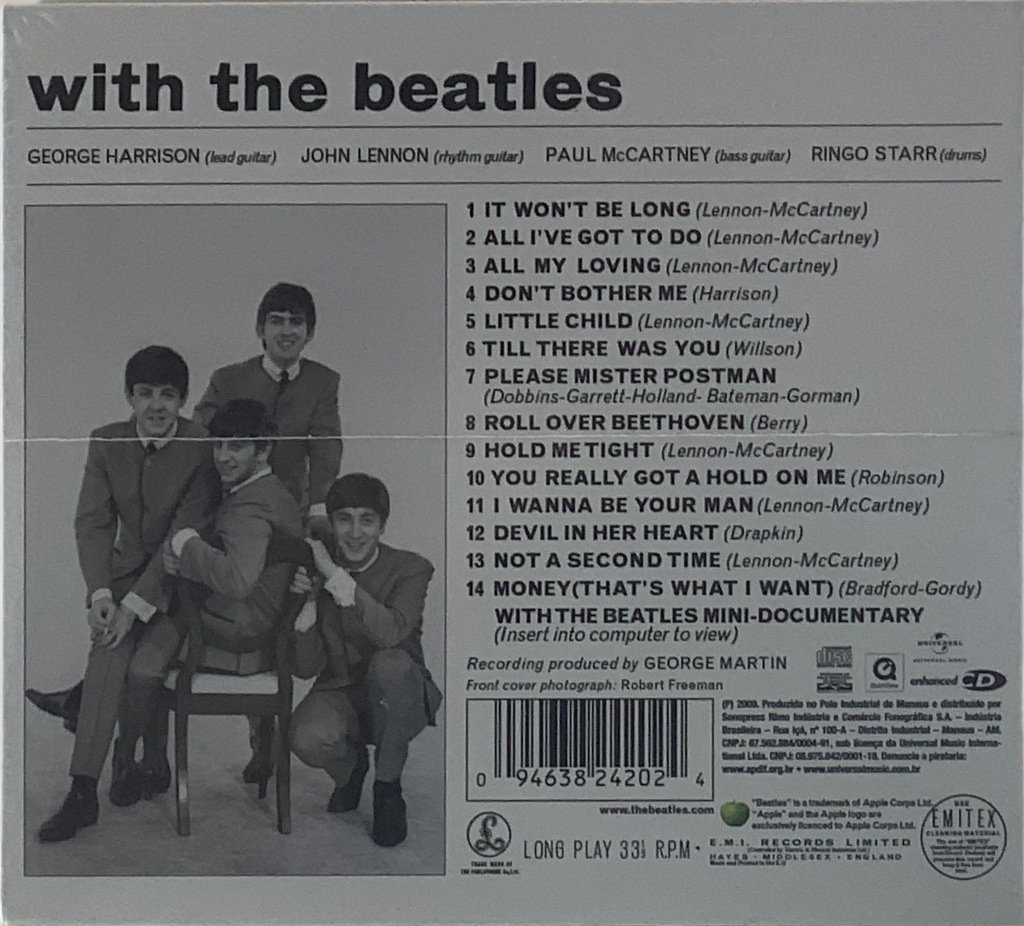 Beatles,The - With The Beatles (CD novo)