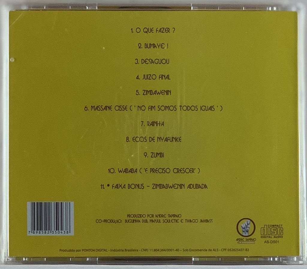 André Sampaio & Os Afromandinga – Desaguou (CD lacrado)