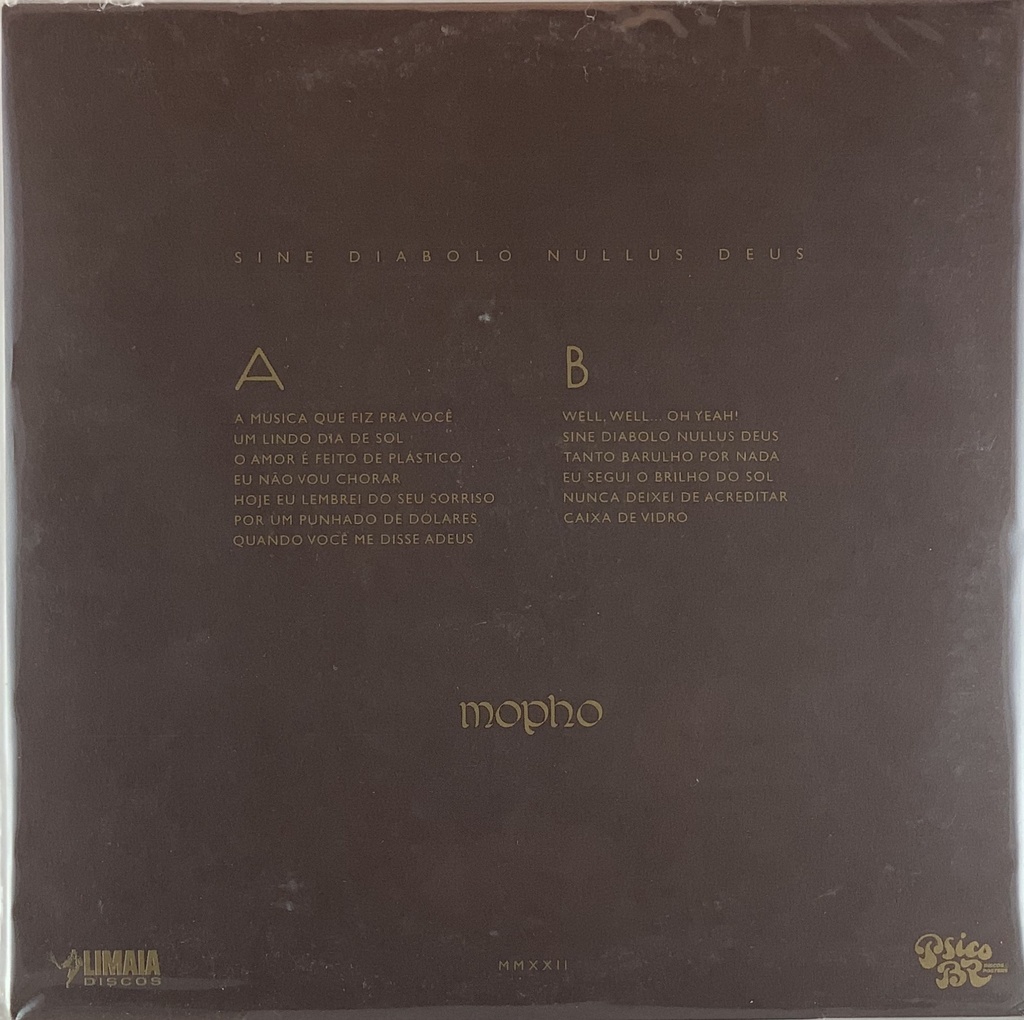 Mophos - Sine . Diabolo Nullus . Deus (LP novo)