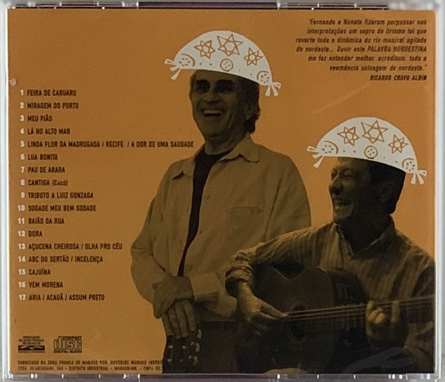 Fernando Costa & Nonato Luiz - Palavra Nordestina (CD Novo)