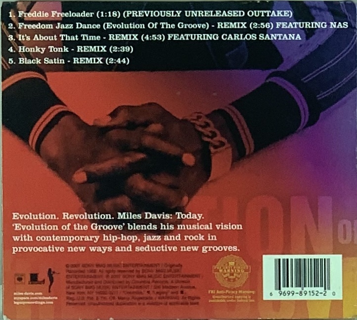 Miles Davis – Evolution Of The Groove (CD usado)