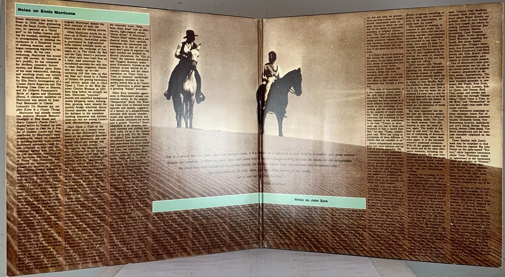 John Zorn Plays the Music of Ennio Morricone - The Big Gundown(LP usado)