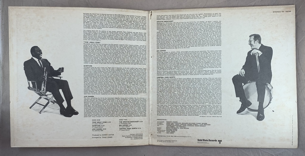 Thad Jones / Mel Lewis Jazz Orchestra – Central Park North (LP usado)