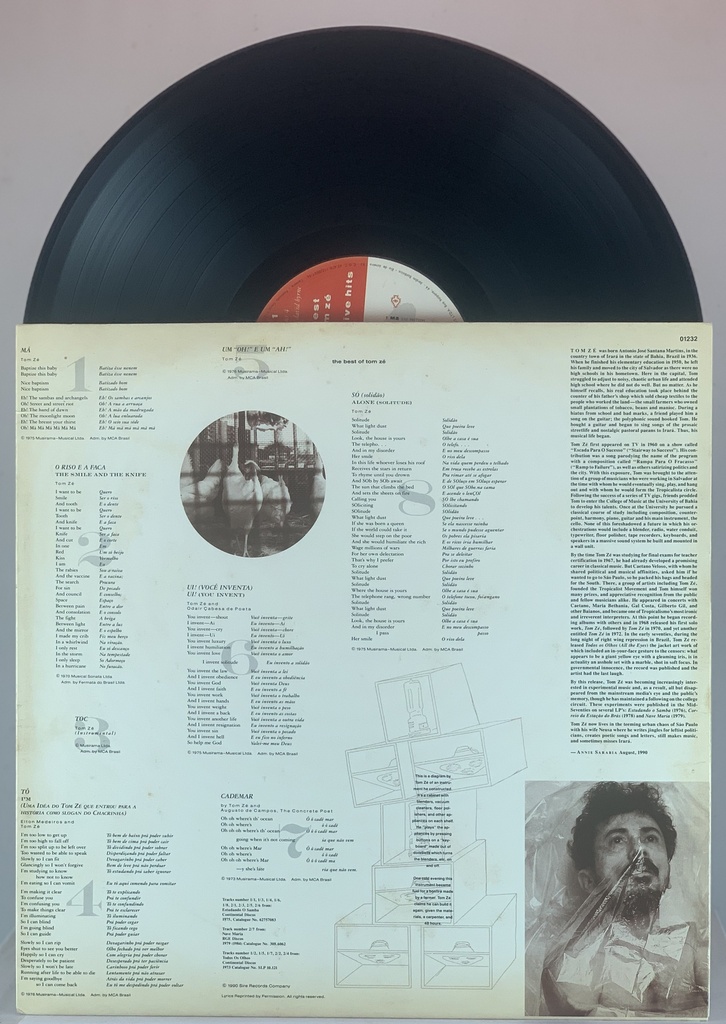 Tom Zé – The Best of Tom Zé [Brazil Classics 4] (LP usado)