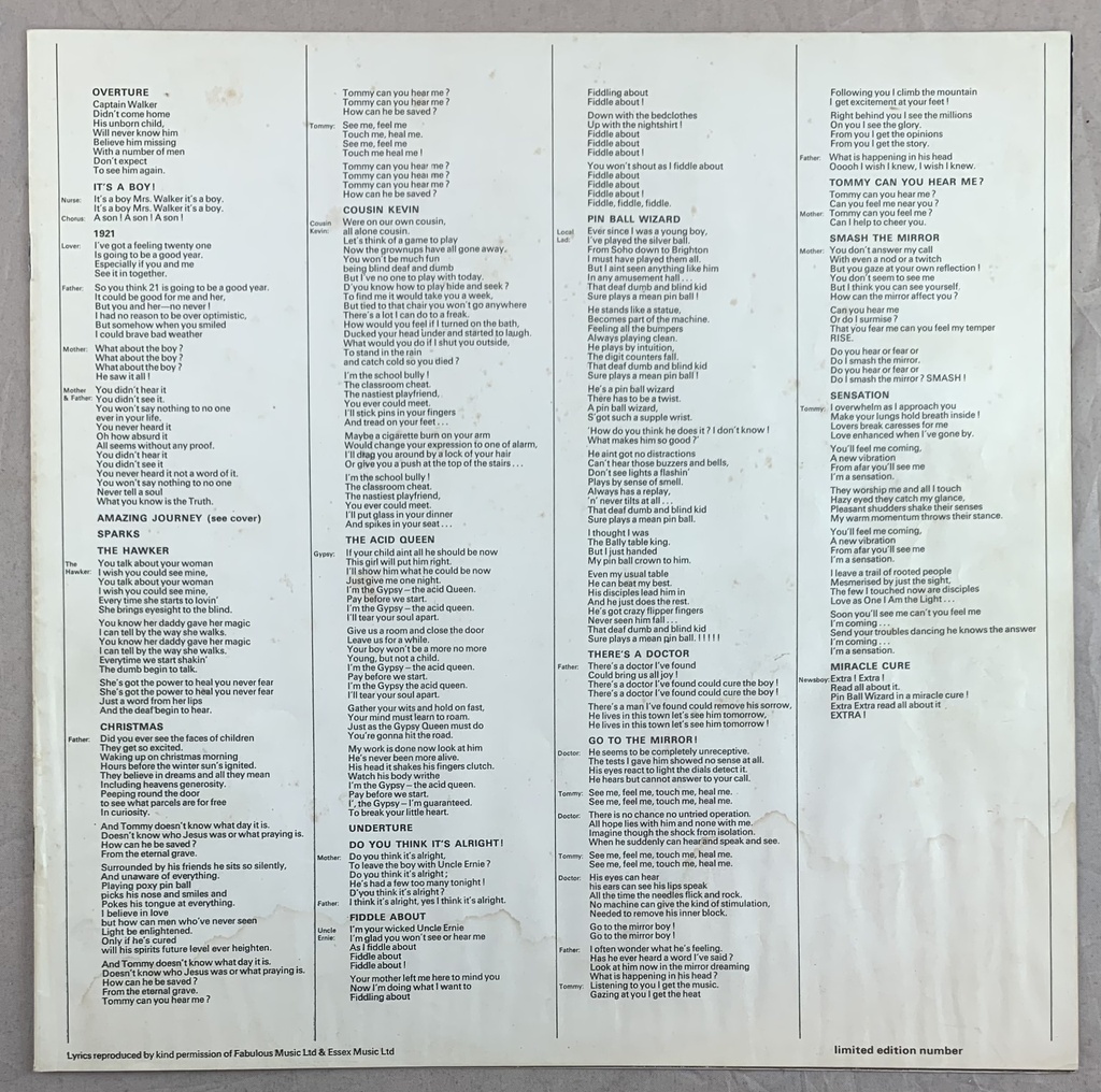 Who, The – Tommy (2LPs usado)