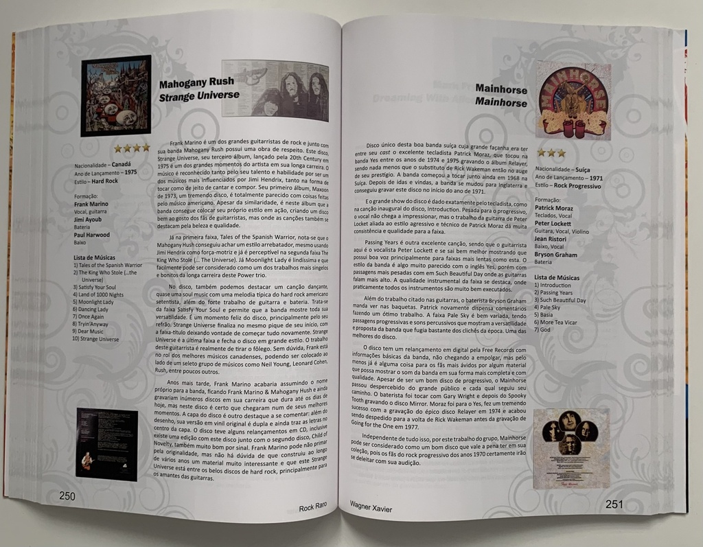 Rock Raro [O Maravilhoso e Desconhecido Mundo do Rock Vol 1 - Wagner Xavier (Livro usado)