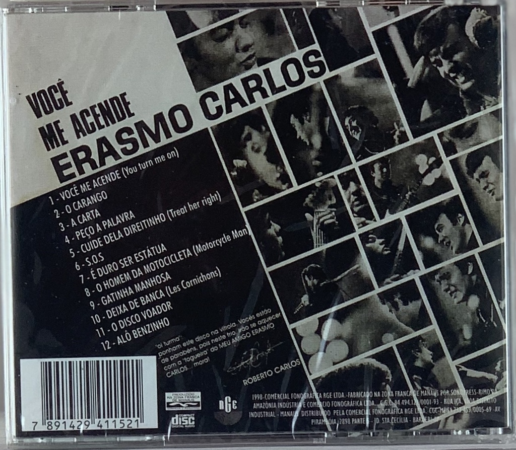 Erasmo Carlos - Você me Acende (CD novo)