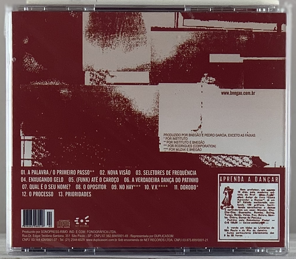 BNegão & Os Seletores de Frequência – Enxugando Gelo (CD nov)