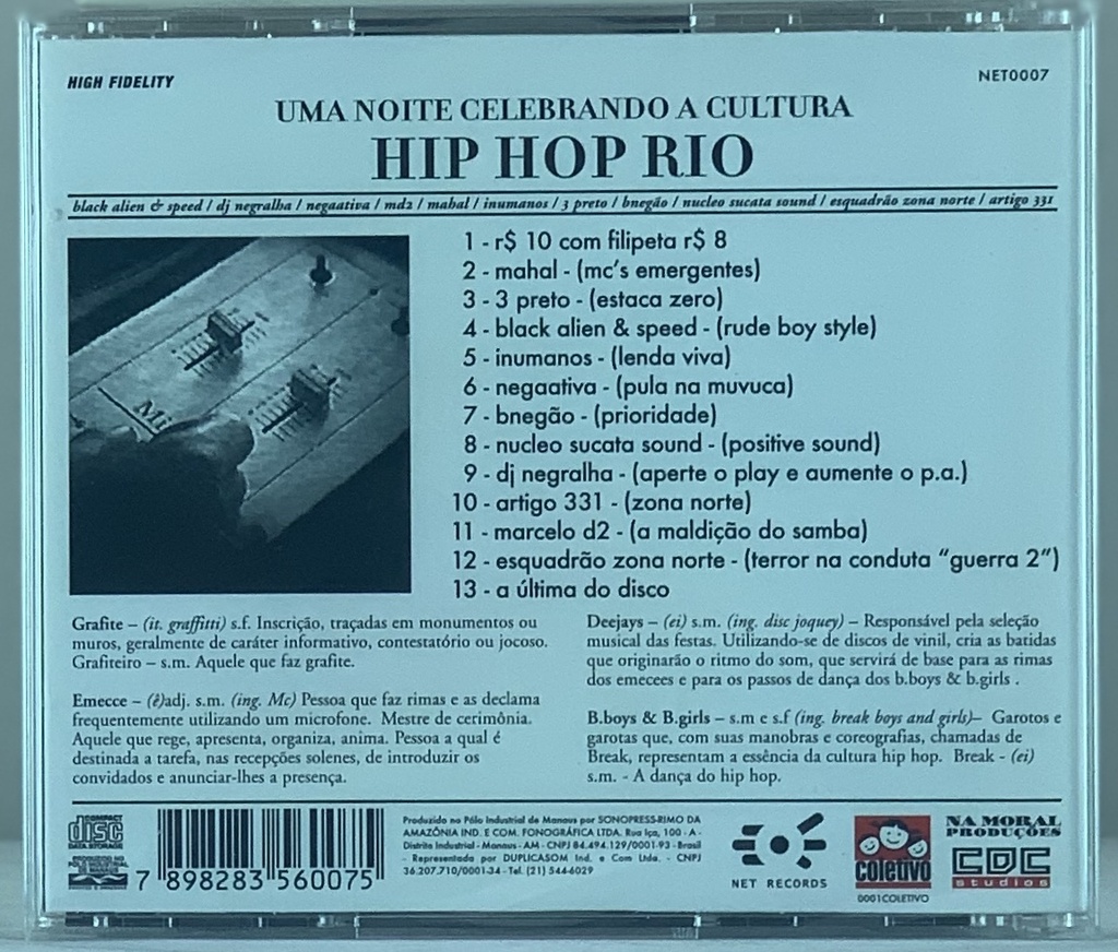 V/A - Marcelo D2 Apresenta Hip Hop Rio (CD novo)