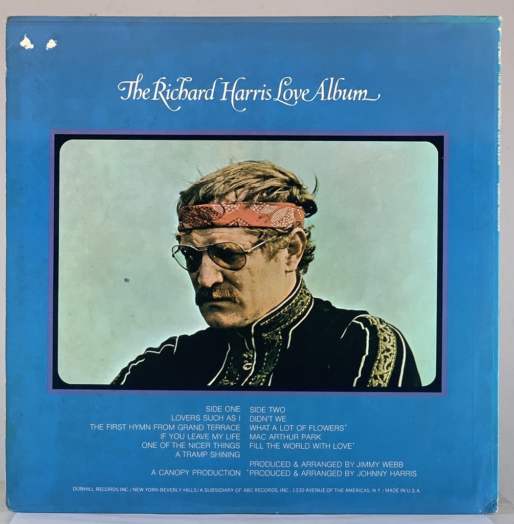 Richard Harris - The Richard Harris Love Album (LP usado)