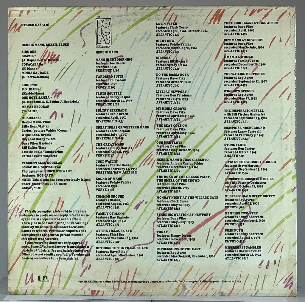 Herbie Mann – Brazil Blues (LP usado)
