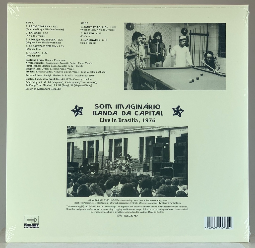 Som Imaginario – Banda da Capital [Live in Brasilia 1976] (LP novo)