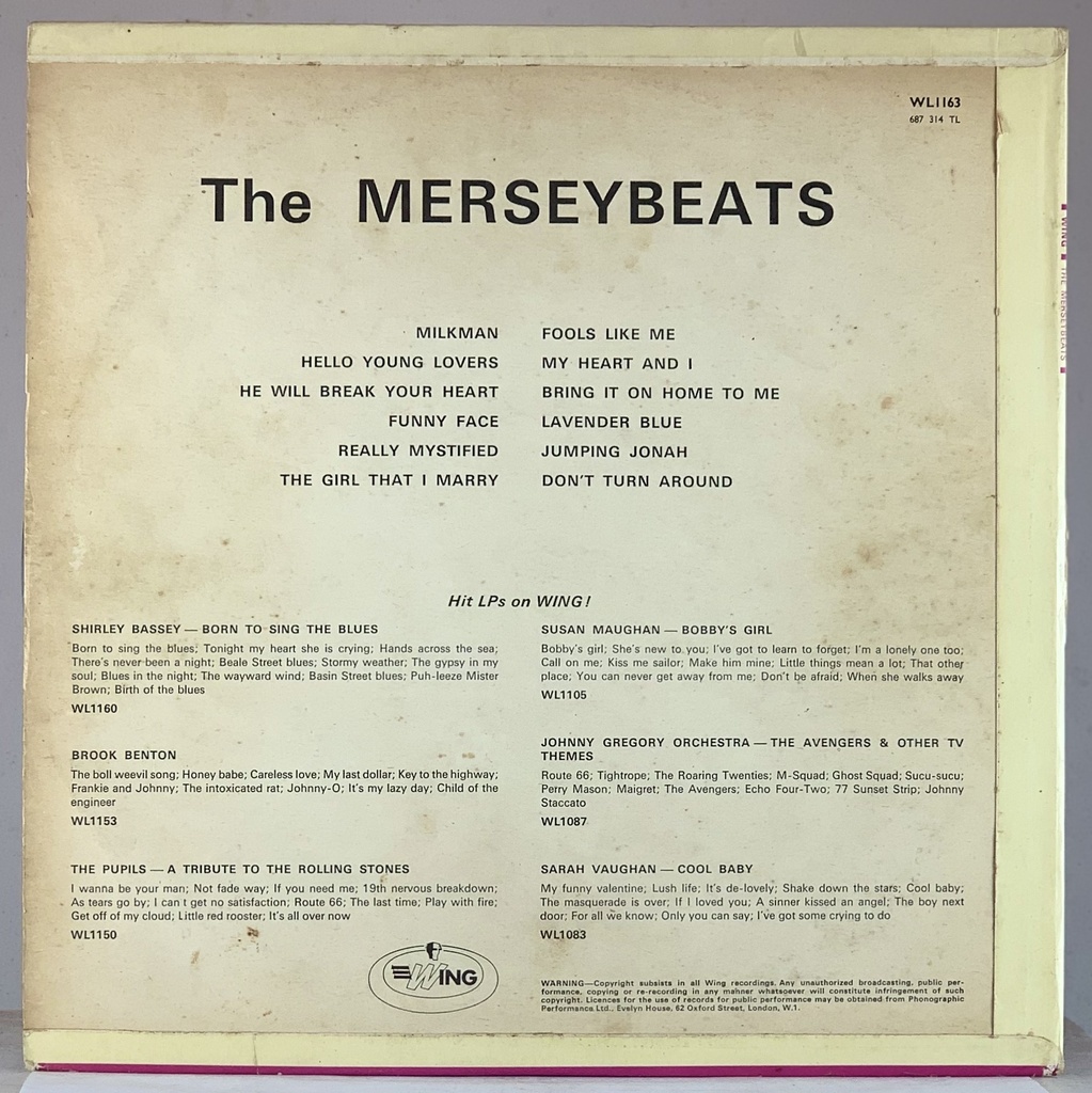Merseybeats,The – The Merseybeats (LP usado)