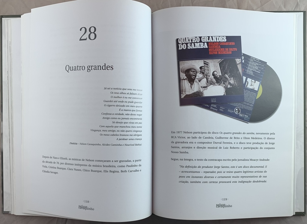 Nelson Cavaquinho:Violão Carioca - Afonso Machado (Livro sem uso)