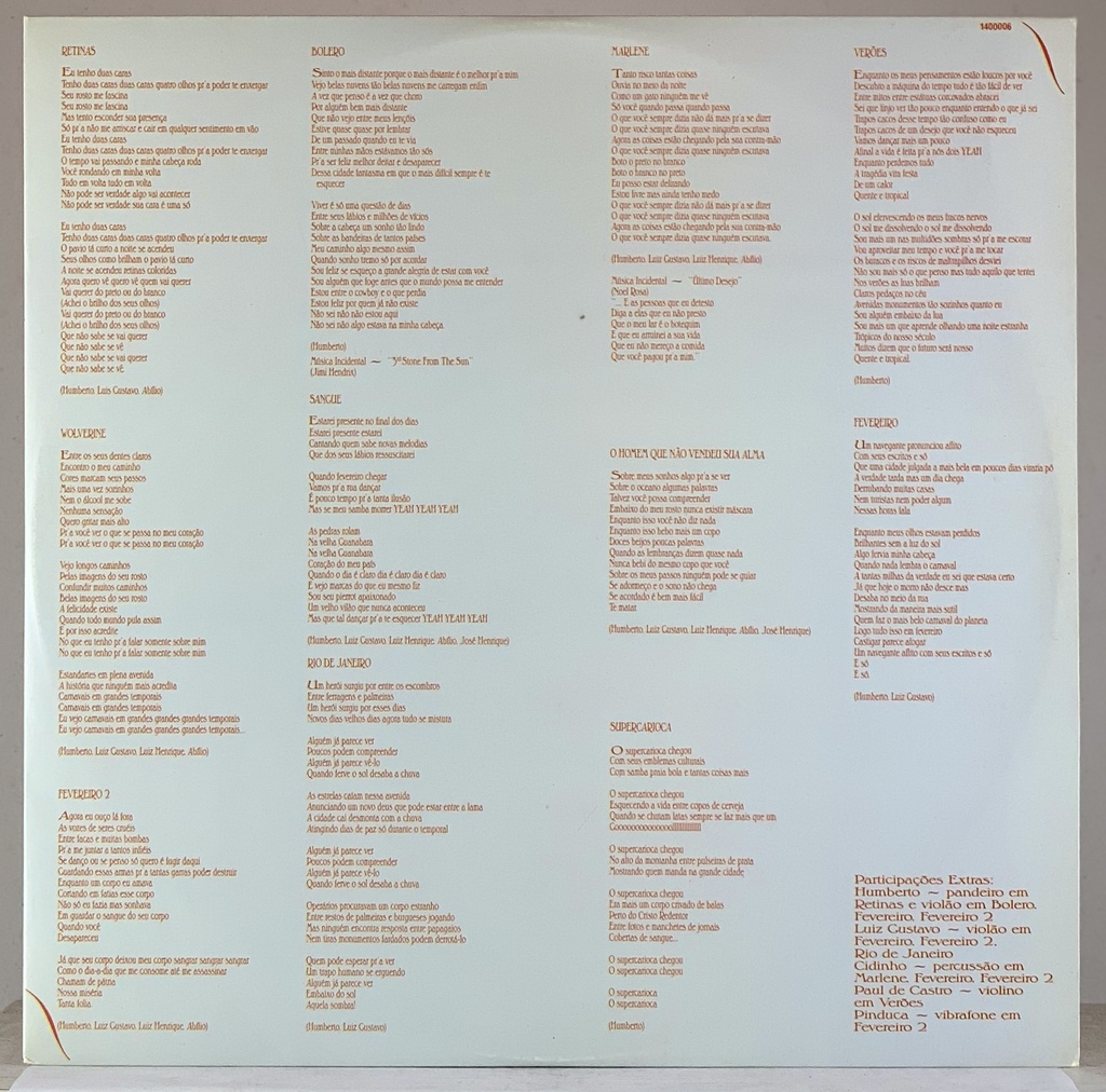 Picassos Falsos - Supercarioca (LP usado)