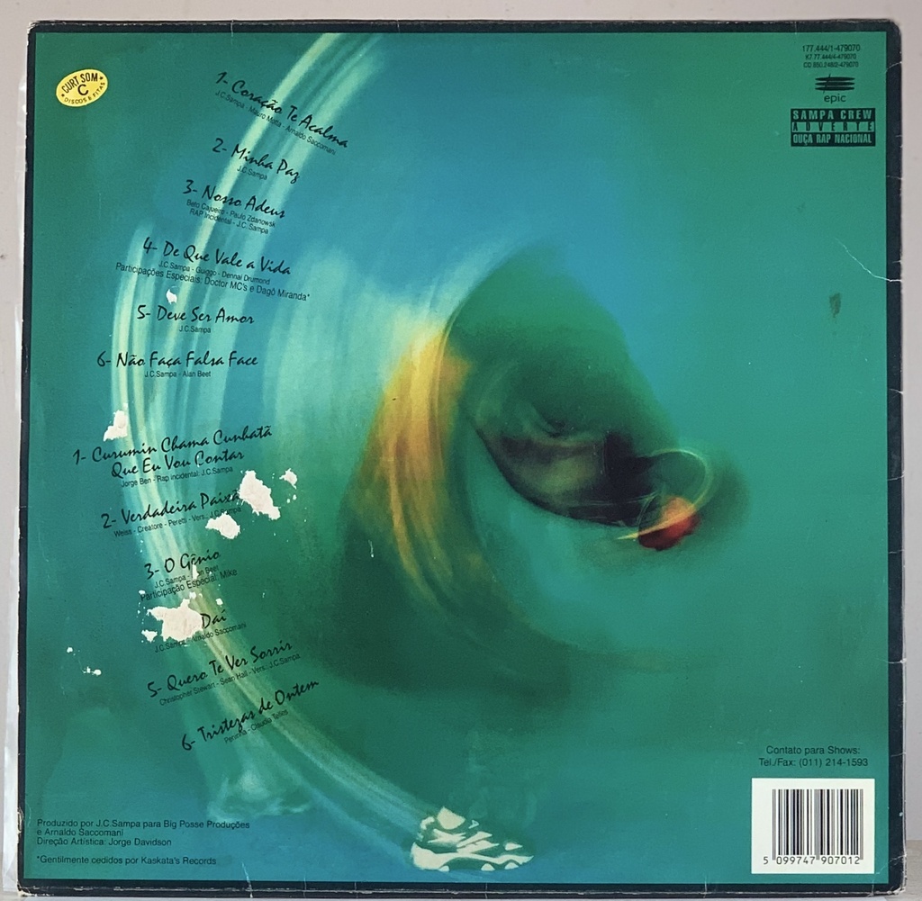 Sampa Crew – Verdadeira Paixão (LP usado)