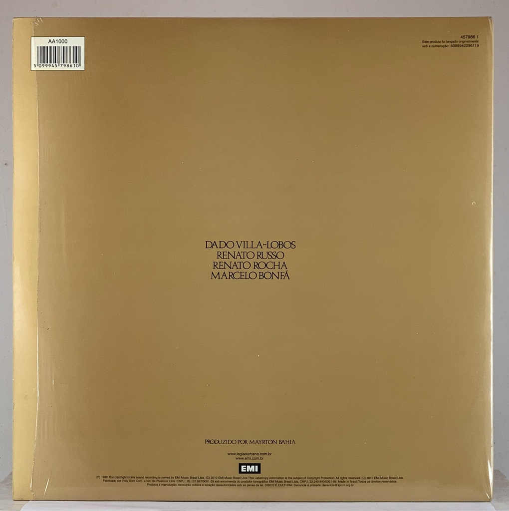 Legião Urbana - Dois [Ed.especial 180g, Capa dupla] (LP usado)