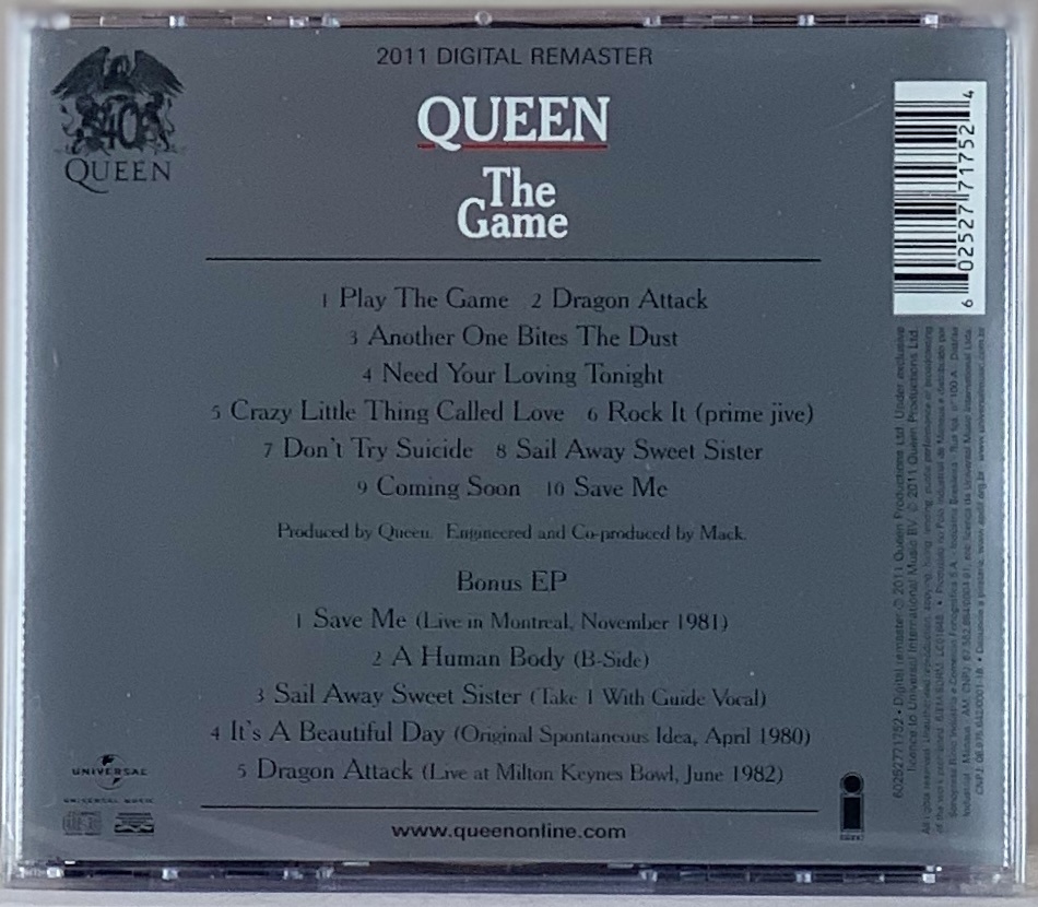 Queen - The Game (2CDs novo)
