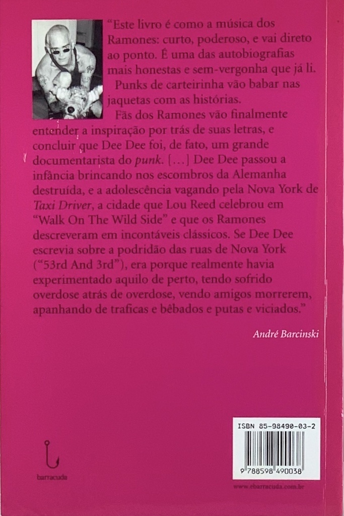 Dee Dee Ramone - Coração Envenenado [Minha Vida Com Os Ramones] (Livro usado)