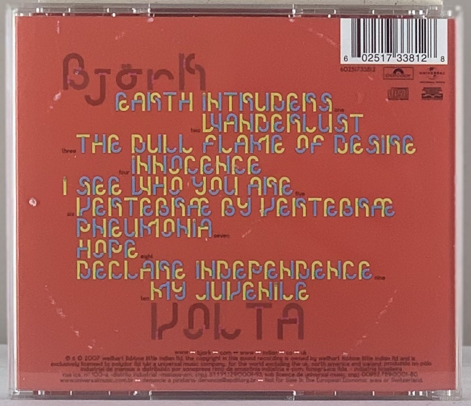 Bjork - Volta (CD usado)