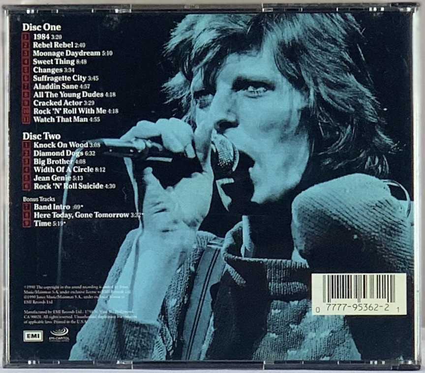 David Bowie – David Live [David Bowie at the Tower Philadelphia] (2CDs usado)