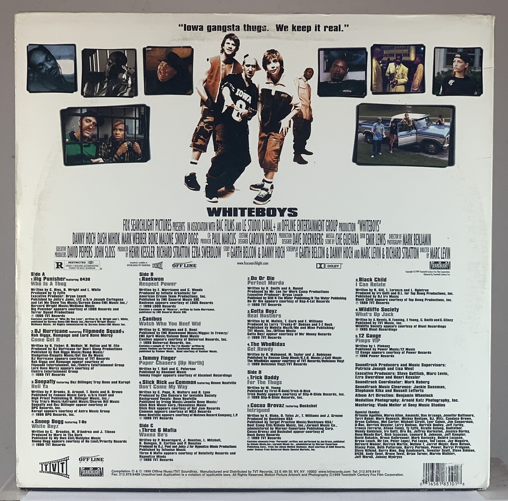 V/A - Whiteboys - Original Motion Picture Soundtrack (2 LPs usado)