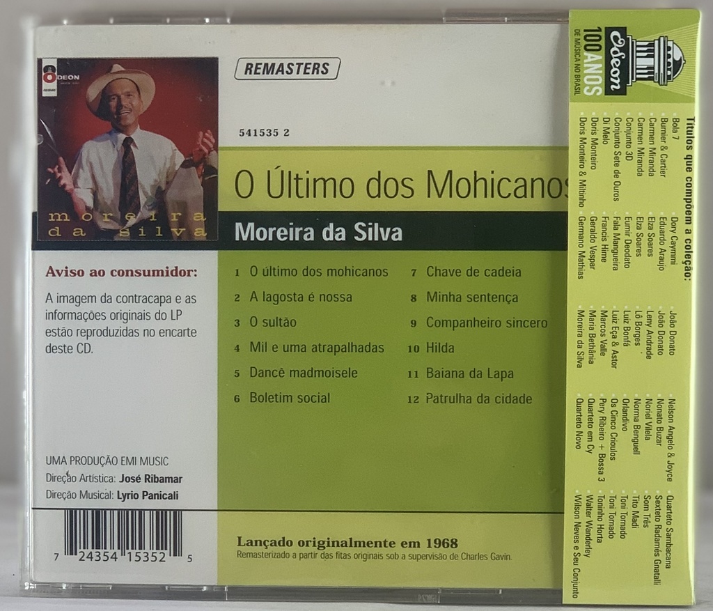 Moreira da Silva – O Último dos Mohicanos (CD usado)