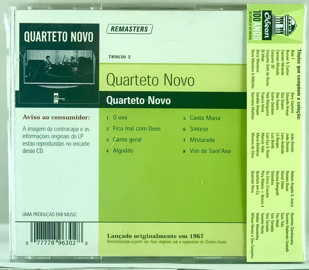 Quarteto Novo - Quarteto Novo (CD usado)