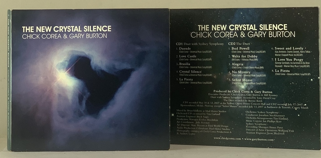 Chick Corea & Gary Burton - The New Crystal Silence (2DS usado)