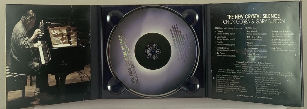 Chick Corea & Gary Burton - The New Crystal Silence (2DS usado)