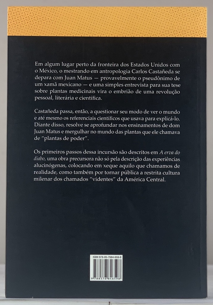 Carlos Castaneda - A Erva do Diabo (Livro semi-novo)