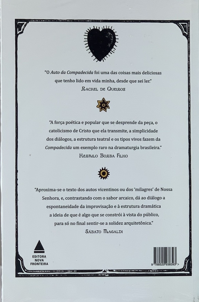 Ariano Suassuna - Auto da Compadecida (Livro novo)