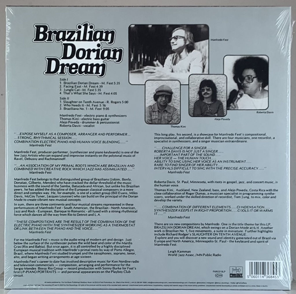 Manfredo Fest - Brazilian Dorian Dream (LP novo)
