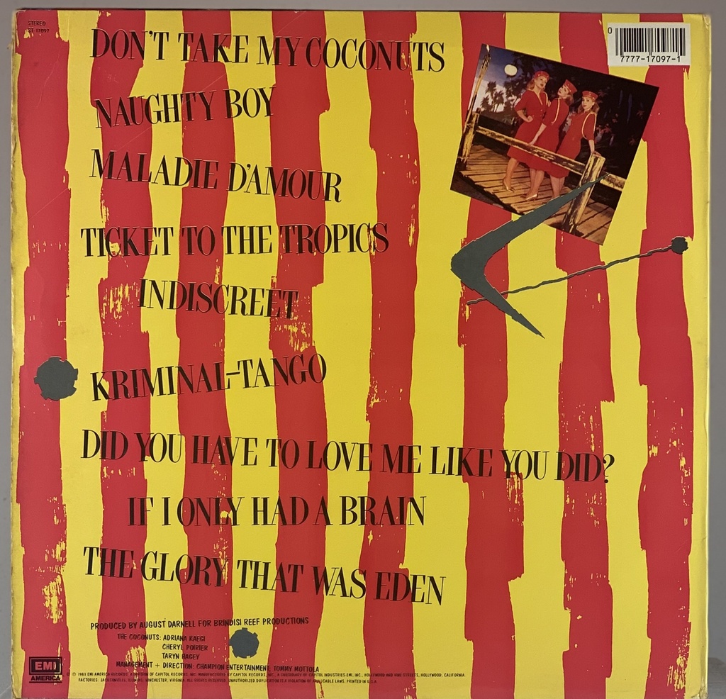 The Coconuts - Don't Take My Coconuts (LP usado)