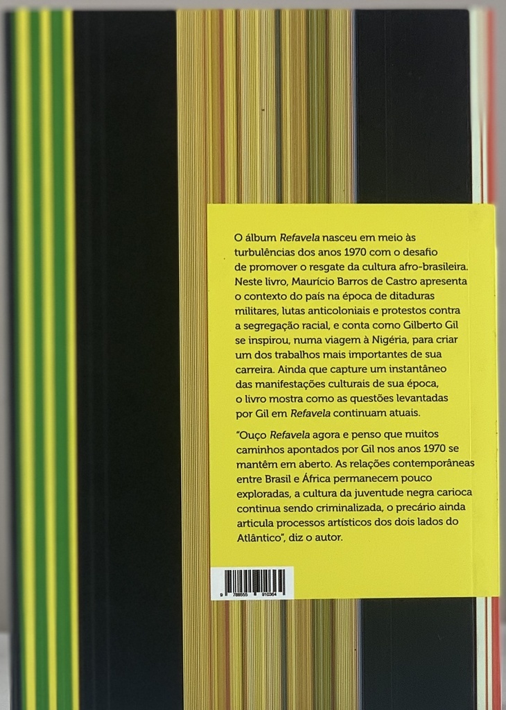 Livro do Disco - Gilberto Gil: Refavela (Livro novo)