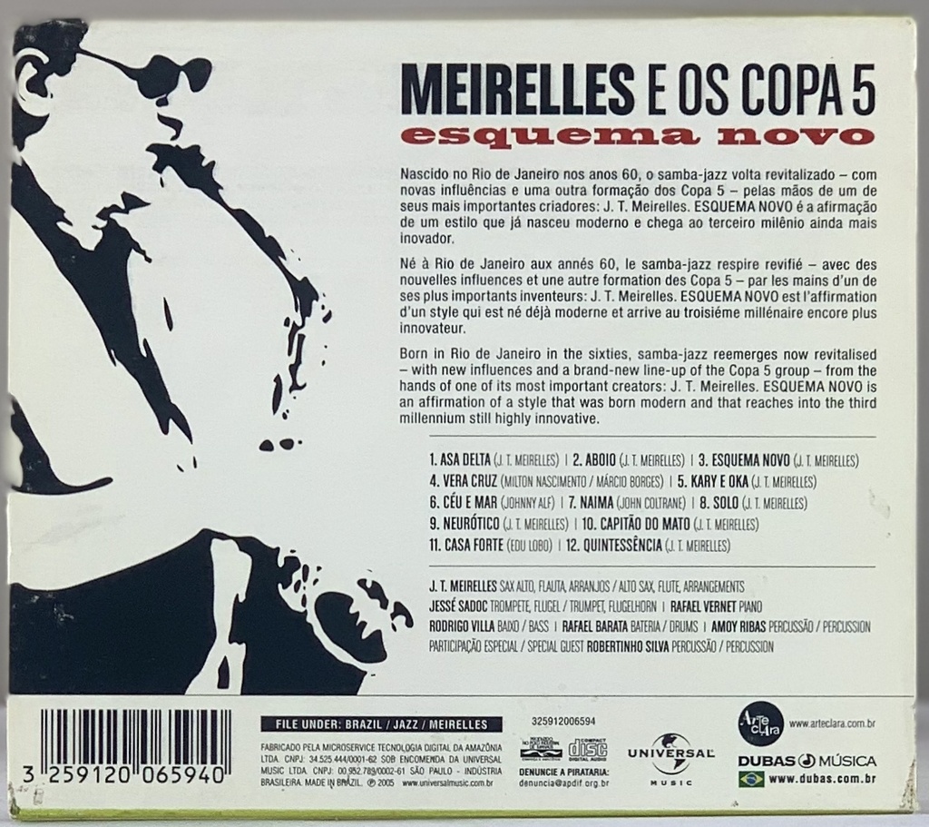 Meirelles e os Copa 5 – Esquema Novo (CD novo)