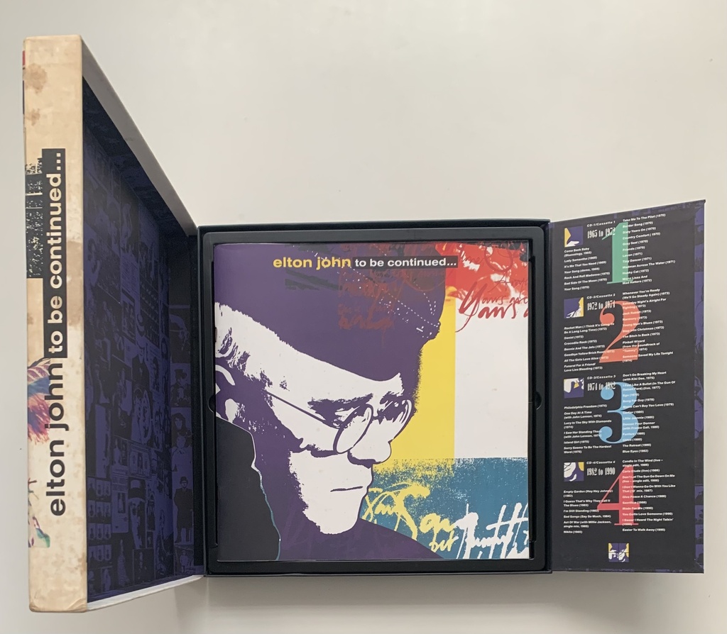 Elton John - To Be Continued... (Caixa c/ 4 CDS usado)