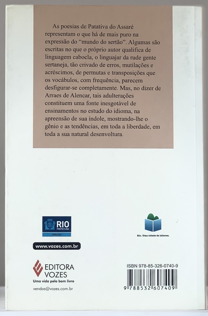 Patativa do Assaré - Cante Lá que Eu Canto Cá (Livro usado)