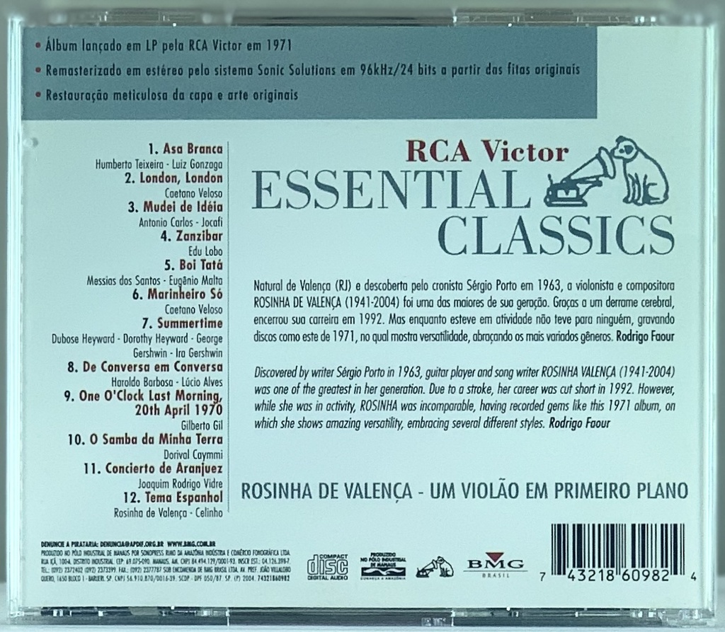 Rosinha de Valença – Um Violão em Primeiro Plano (CD usado)