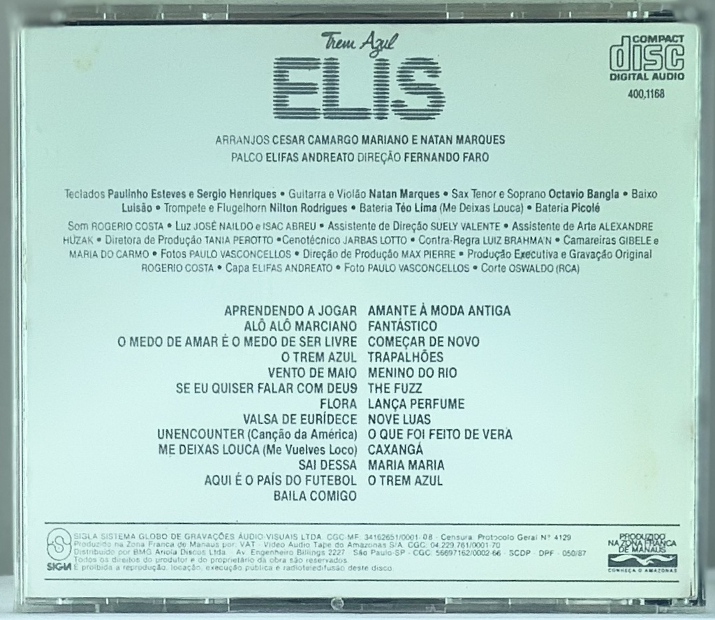 Elis Regina - Trem Azul (CD usado)