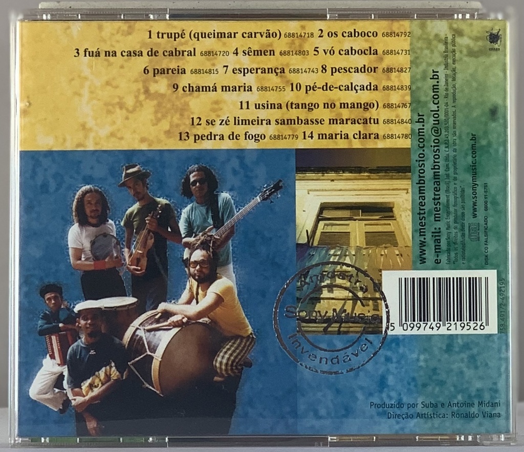 Mestre Ambrósio – Fuá na Casa de Cabral (CD usado)