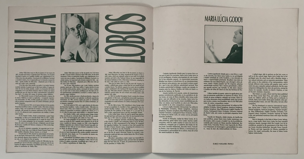 Floresta do Amazonas - Villa-Lobos - Maria Lúcia Godoy, Henrique Morelenbaum, Orquestra Sinfônica do Rio de Janeiro (LP usado)