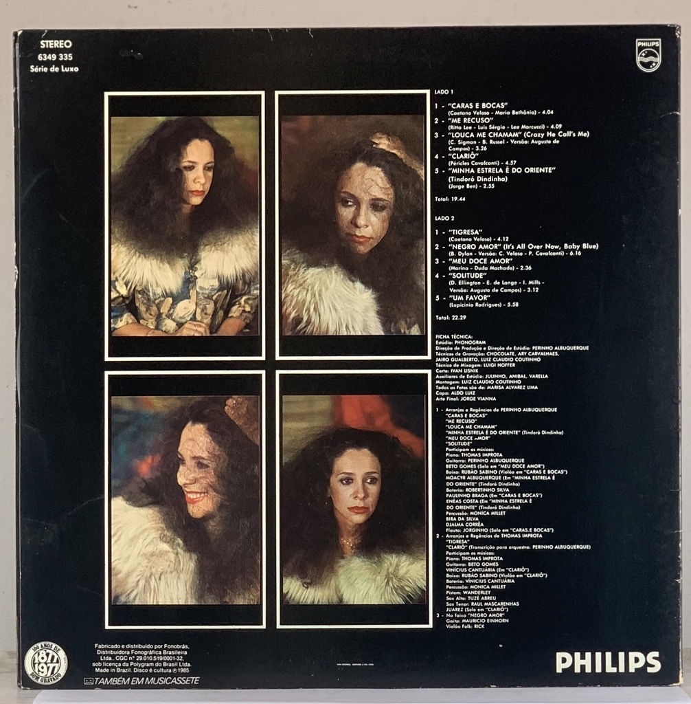 Gal Costa - Caras & Bocas (LP usado)