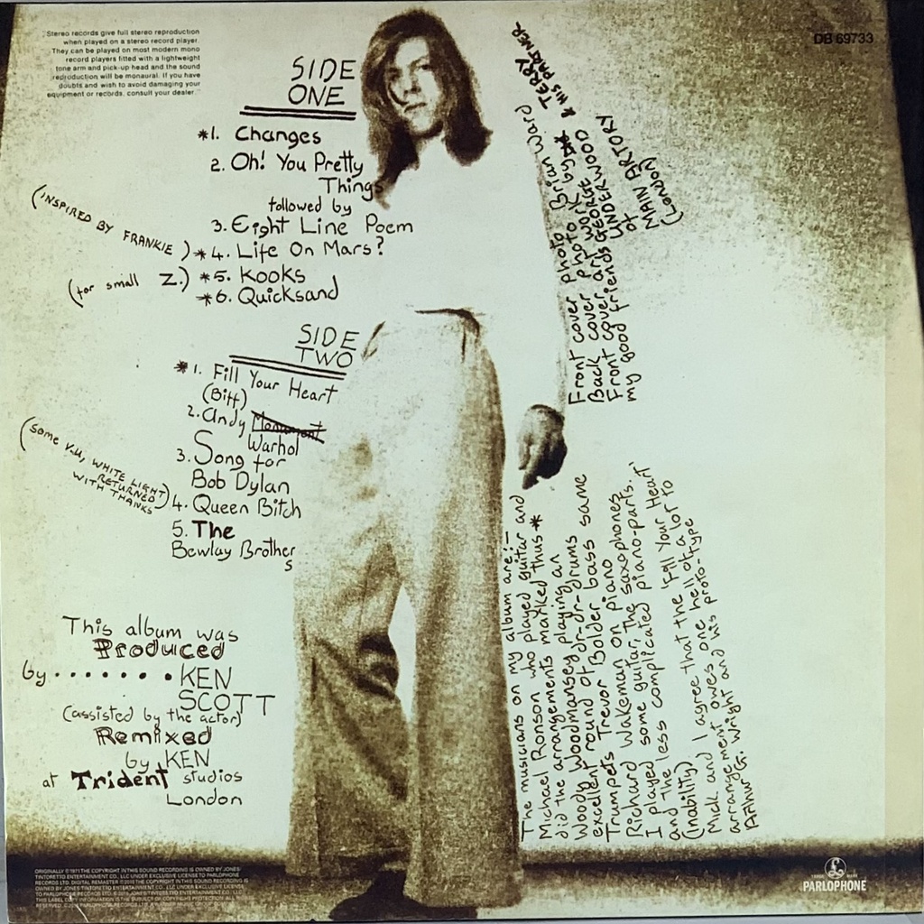 David Bowie - Hunky Dory (LP usado)