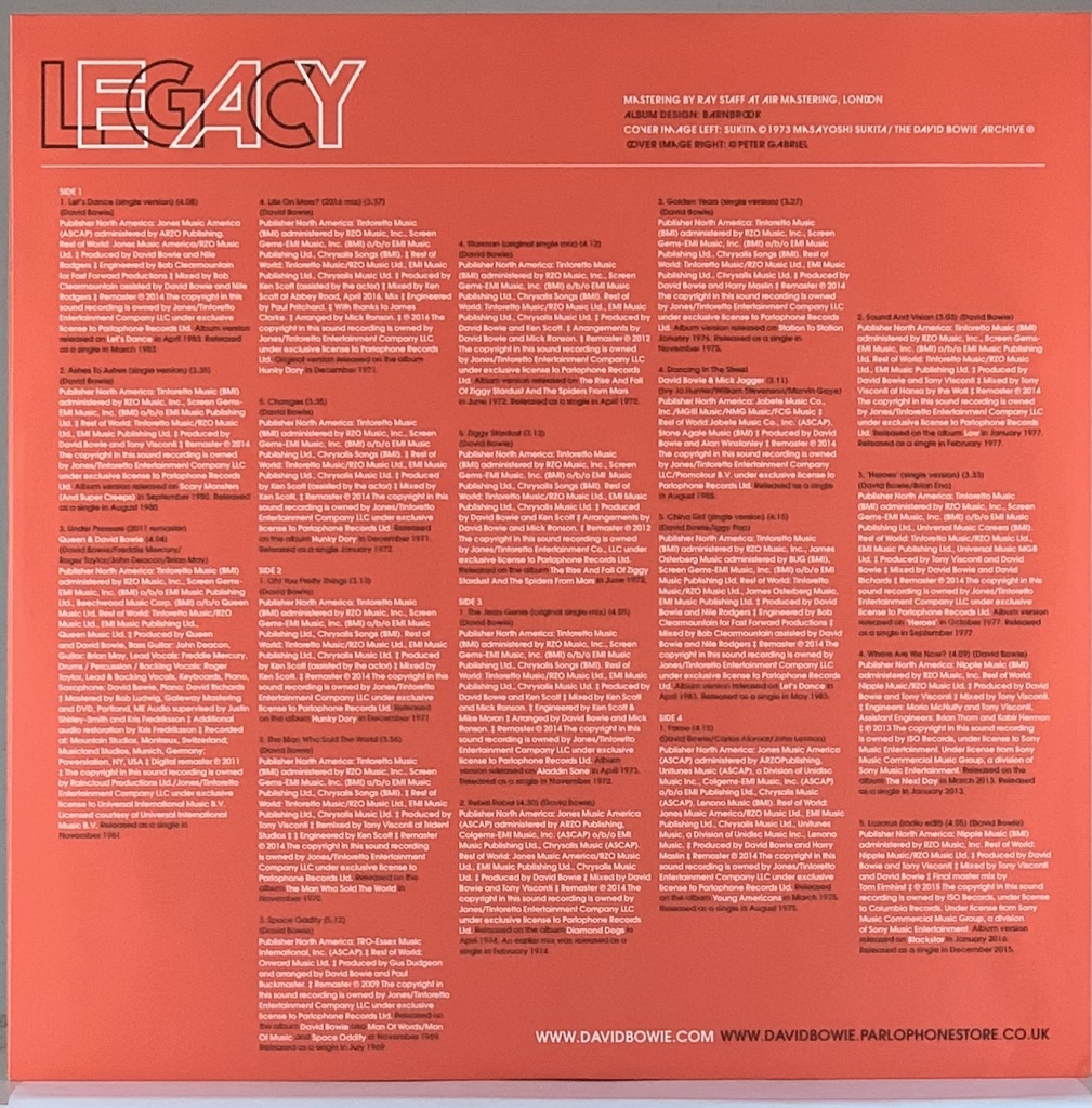 David Bowie - Legacy (2LPs usado)